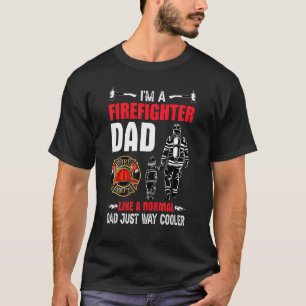 Camiseta Pai de Bombeiros do Mens Dia de os pais 2
