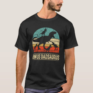 Camiseta Pai De Bônus Dinossauro T Rex Bonus Dadsaurus 4 Cr