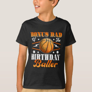 Camiseta Pai De Bônus Do Aniversário Byller Bysketbyll Pai