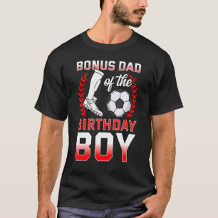 Camiseta Pai De Bônus Do Aniversário Do Jogador De Futebol