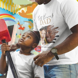 Camiseta Pai de Bônus Moderno | Dia de os pais de fotos