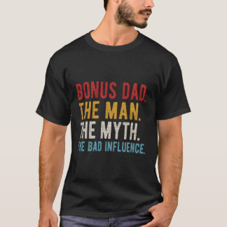 Camiseta Pai De Bônus O Mito Influência Má Dos Pais Pais