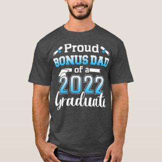 Camiseta Pai de bônus para homens orgulhosos de graduação d