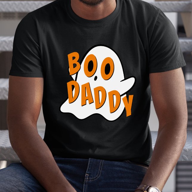 Camiseta Pai de Boo Padre Ghost Halloween White (boo daddy ghost Halloween shirt for dads)
