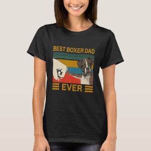 Camiseta Pai De Boxer De Melhor Cachorro De Vintage - Prese