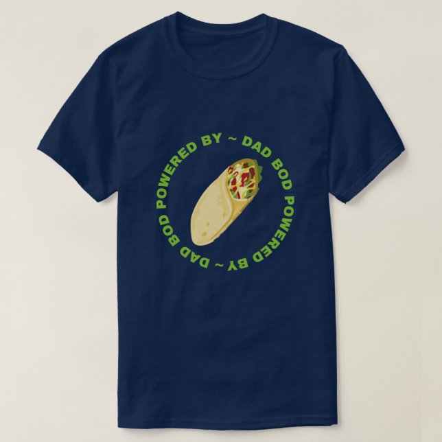 Camiseta Pai De Burritos (Frente do Design)