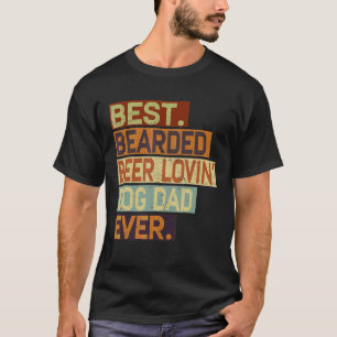 Camiseta Pai De Cachorro Adorando Cerveja Com Melhor Mama J