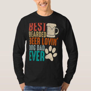 Camiseta Pai De Cachorro Adorável De Cerveja De Melhor Carb