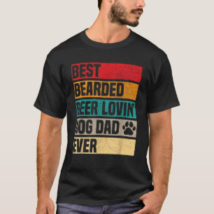 Camiseta Pai De Cachorro Adorável De Cerveja Encantada Nunc