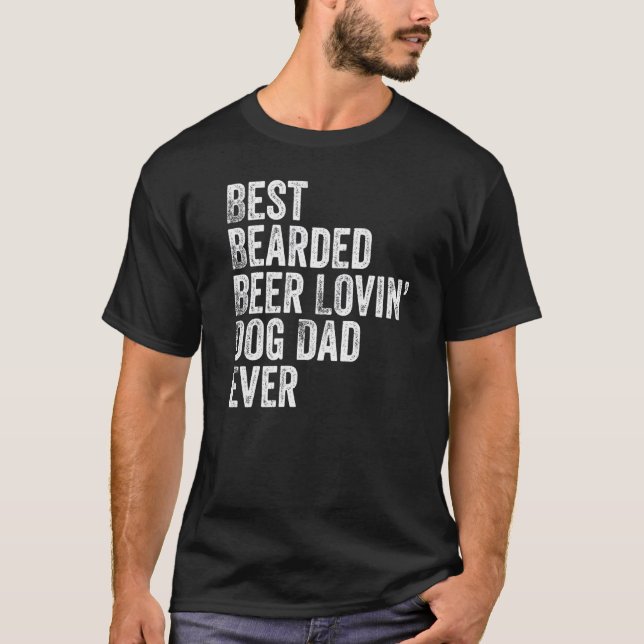 Camiseta Pai de Cachorro Adormecido de Cerveja (Frente)