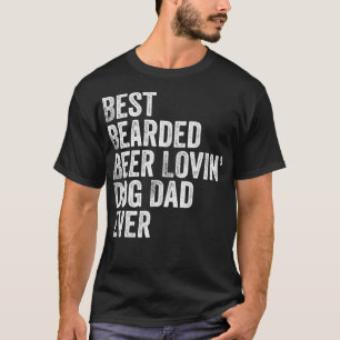 Camiseta Pai De Cachorro Adormecido De Cerveja Com Pet Prop