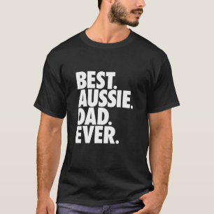 Camiseta Pai de Cachorro Australiano Pai Mens Aussie