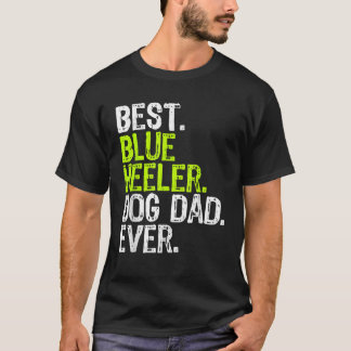 Camiseta Pai de Cachorro Azul Tampa Dia de os pais Cachorro