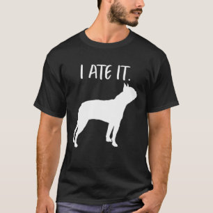 Camiseta Pai de Cachorro Boston Terrier, proprietário