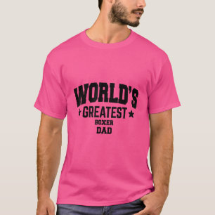 Camiseta Pai de Cachorro Boxer Masculino