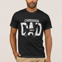 Camiseta Pai de Cachorro Chihuahua Pai de Cachorrinho