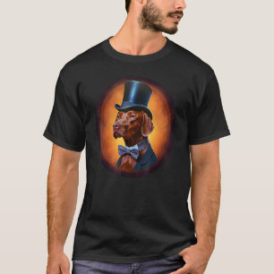 Camiseta Pai de Cachorro Colorida Vizsla, melhor Cachorro d
