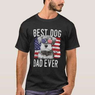 Camiseta Pai De Cachorro Da Bandeira Americana Nunca Mais M