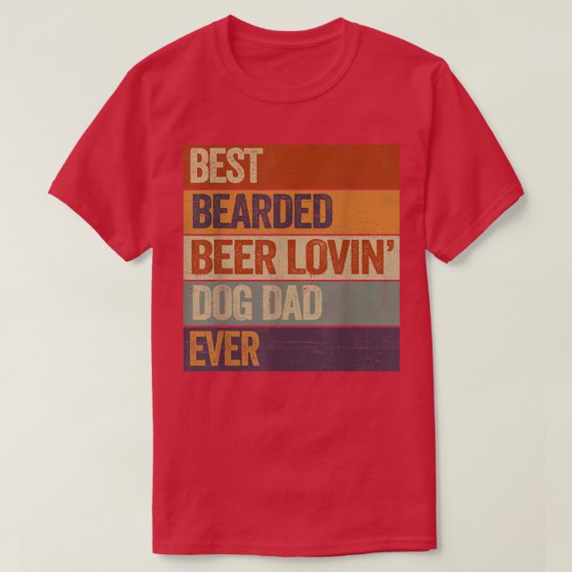 Camiseta Pai de Cachorro de Beer Lovin Pet Proprietário G (Frente do Design)