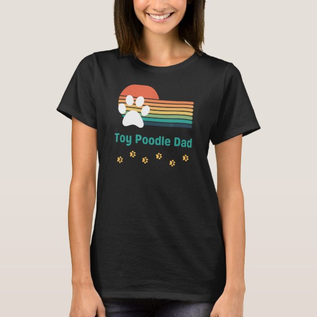 Camiseta Pai de Cachorro de Brinquedos e Ruas Retro (Frente)