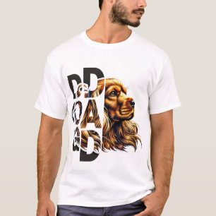 Camiseta Pai de Cachorro do Cocker Spaniel - Companheiro El
