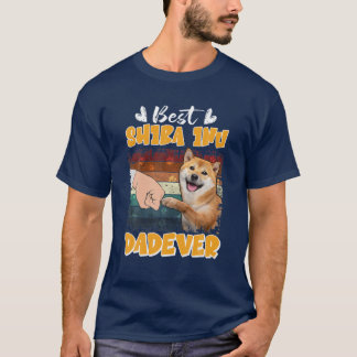Camiseta Pai De Cachorro Do Melhor Pai Shiba Inu