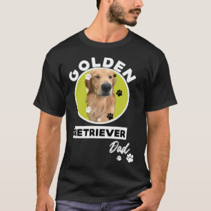 Camiseta Pai de Cachorro do Retriever do ouro