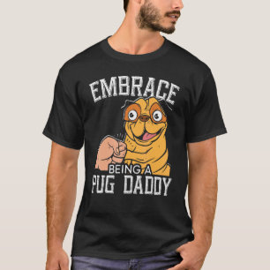 Camiseta Pai de Cachorro Dono de Cachorro Pai de Pug Cachor