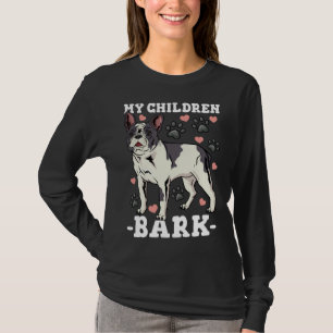 Camiseta Pai de Cachorro Engraçado Francês Mãe