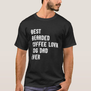 Camiseta Pai De Cachorro Lovin De Café Mais Bem Carbuçado