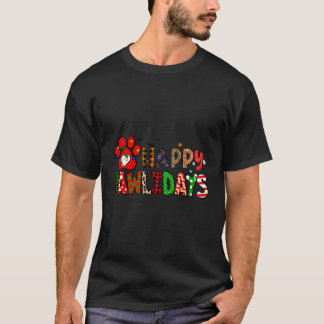 Camiseta Pai de Cachorro Mãe Feliz Natal Feliz Holida