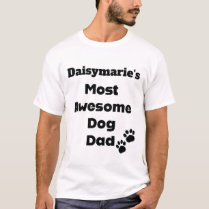Camiseta Pai de Cachorro Mais Incrível Personalizado 