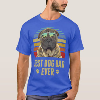 Camiseta Pai de Cachorro Melhor do SharPei Chinês jamais Re