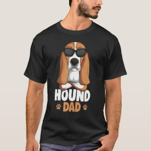 Camiseta Pai de Cachorro Mens Basset