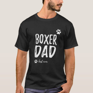 Camiseta Pai de Cachorro Mens Boxer Melhor Ideia De Present