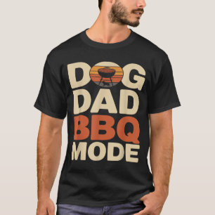 Camiseta Pai de Cachorro Modo Churrasco Engraçado Churrasco