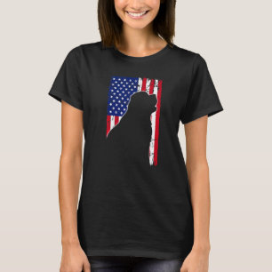 Camiseta Pai de Cachorro na Terra Nova da América Mãe Puppy