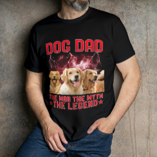 Camiseta Pai de Cachorro O Homem O Mito A Lenda - Personali