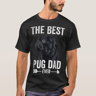 Camiseta Pai De Cachorro Pai De Melhor Pug