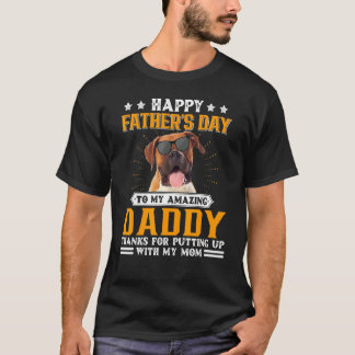 Camiseta Pai De Cachorro Para Dias de os pais Feliz Para Ho