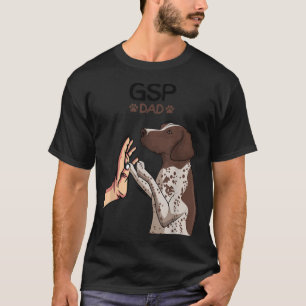 Camiseta Pai de Cachorro SPG do Ponteiro de Curta-Metragem 