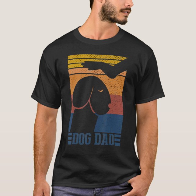 Camiseta Pai de cães Pais felizes Dia de os pais  (Frente)