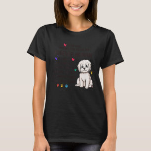 Camiseta Pai De Cães Para O Dia de os pais Maltês Humano