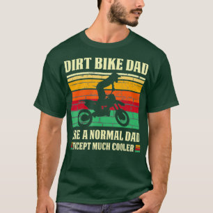 Camiseta Pai De Camada De Camada De Camada Rider Motocross