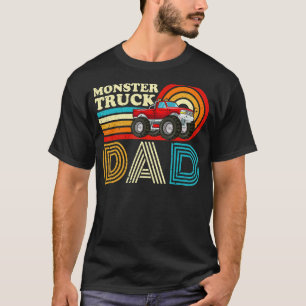 Camiseta Pai de Caminhão de Monstro do Mens Vintage