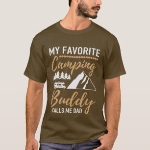Camiseta pai de camping favorito 