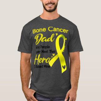 Camiseta Pai De Cancer Ósseo A Maioria Das Pessoas Nunca En
