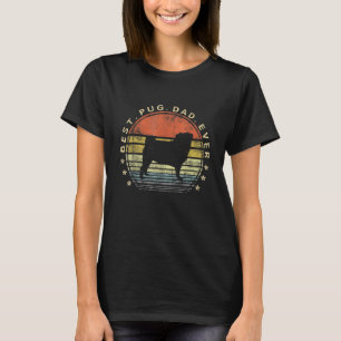 Camiseta Pai De Caneca Melhor Já Cachorro Pug Pet Proprietá