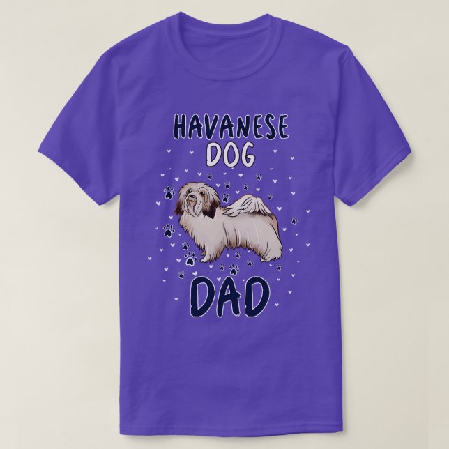 Camiseta Pai de Cão Havanês (Frente do Design)