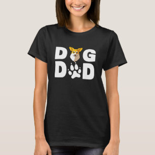 Camiseta Pai de Cão Legal Masculino Sempre Corgi Pembroke P